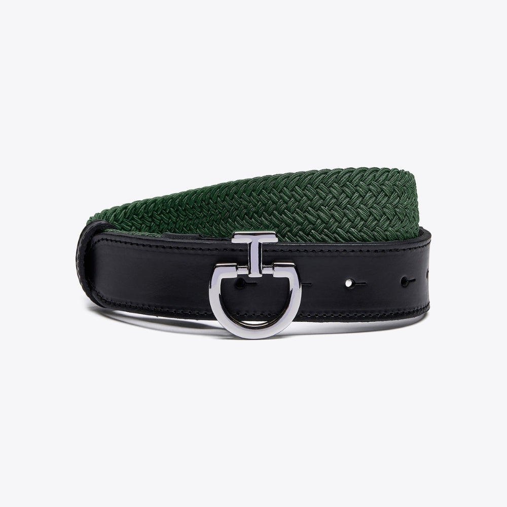 Mens Elastic CT Clasp Belt | Bottle Green