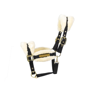 Nylon Sheepskin Headcollar Soft | Natural