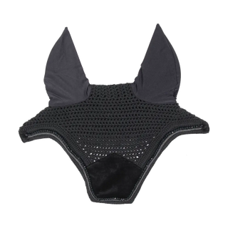 Fly Hood Wellington Velvet Pearls - Black