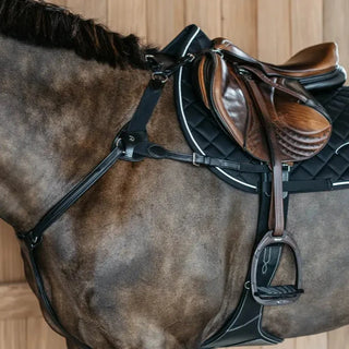 New English 5 Point Breastplate With Elastic