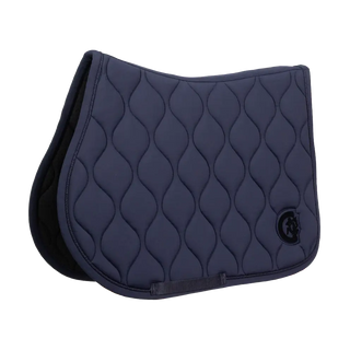 3D Wave Saddle Pad Show Jumping - Navy