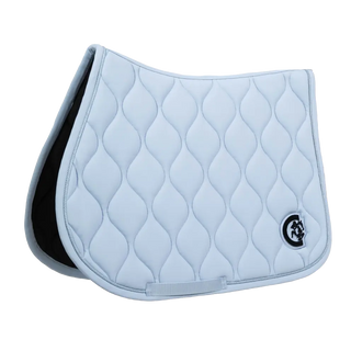3D Wave Saddle Pad Show Jumping - Light Blue