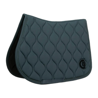3D Wave Saddle Pad Show Jumping - Pine Green