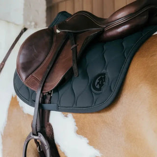 3D Wave Saddle Pad Show Jumping - Pine Green