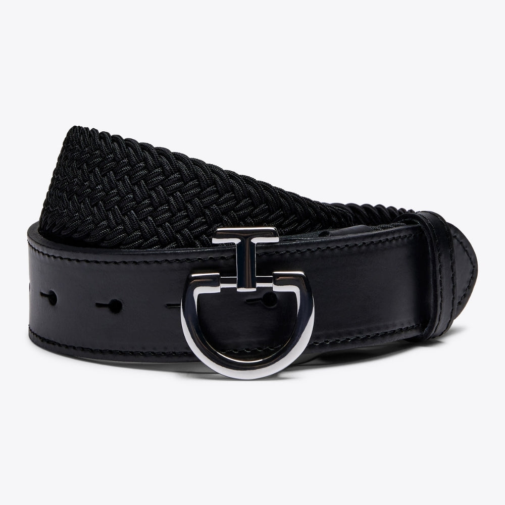 Mens Elastic CT Clasp Belt | Black
