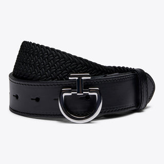 Mens Elastic CT Clasp Belt | Black