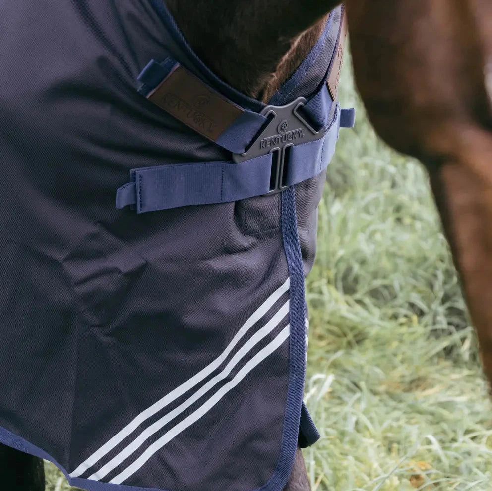 Turnout Rug 100g All Weather Waterproof Comfort - Navy