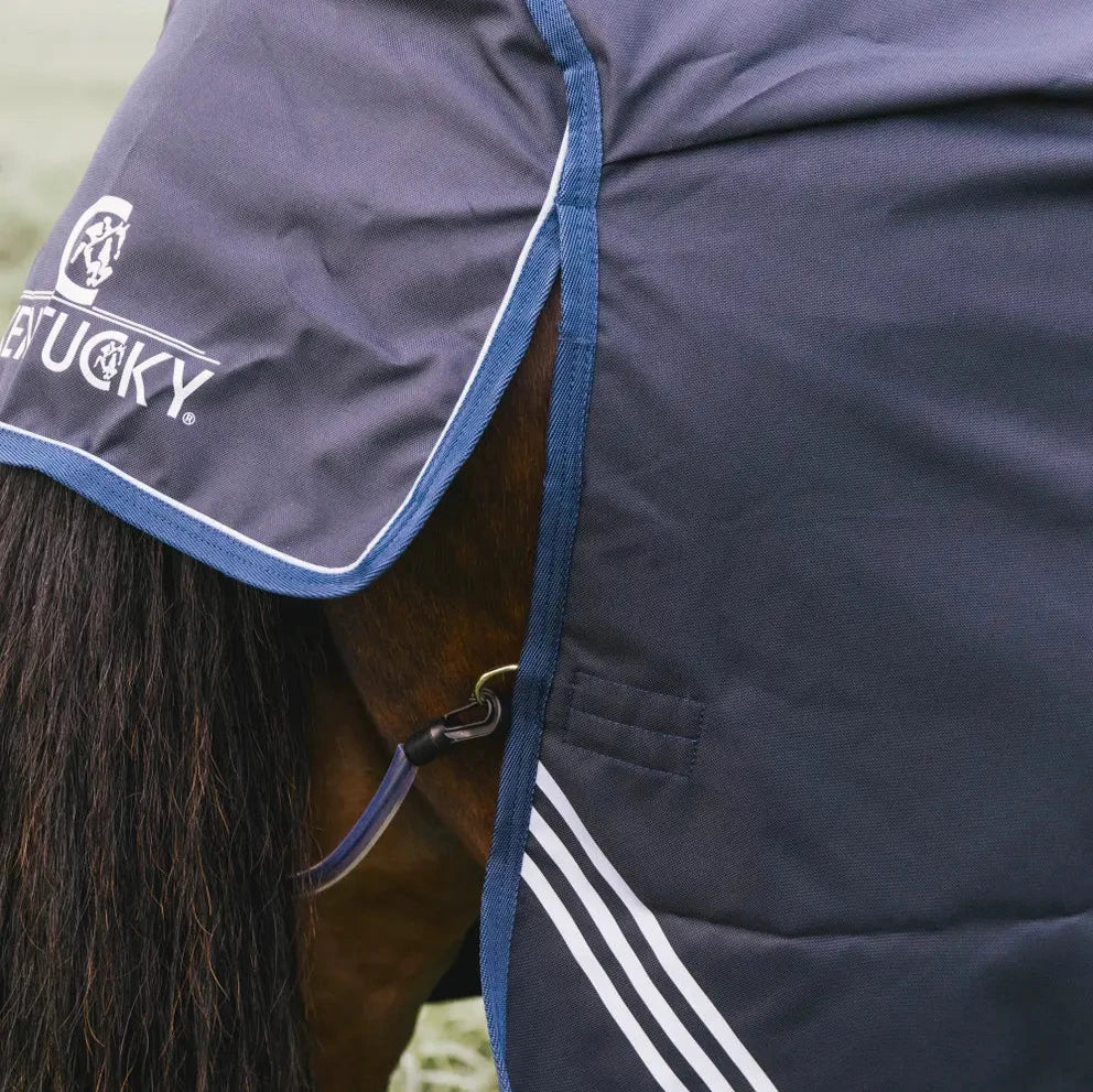 Turnout Rug 100g All Weather Waterproof Comfort - Navy
