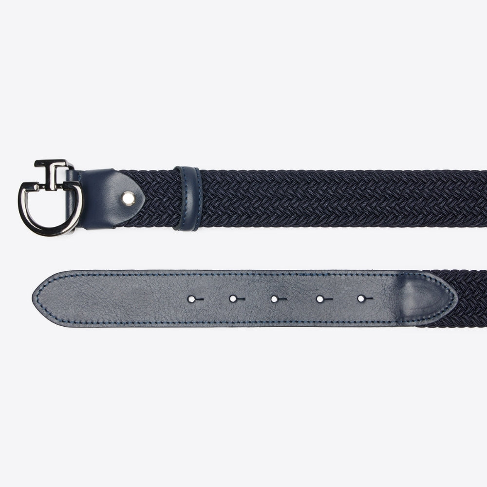 Mens Elastic CT Clasp Belt | Navy