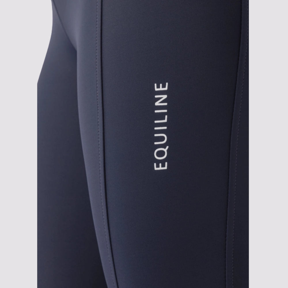 Ladies Carbek Legging with Phone Pocket | High Rise | Knee Grip | Navy