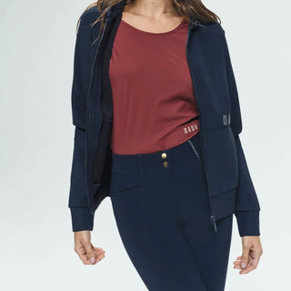 Ladies Giovani Grip Breeches | Medium Rise | Navy