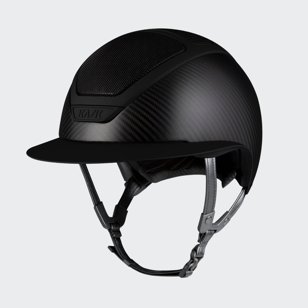 Star Lady Carbon Matt Riding Hat | Black