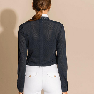 Ladies Helios Long Sleeve Show Shirt | Navy