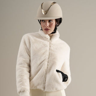 Ladies Ecofur Jacket | Antique White