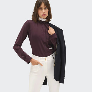 Ladies Helios Long Sleeve Show Shirt | Dark Muscat
