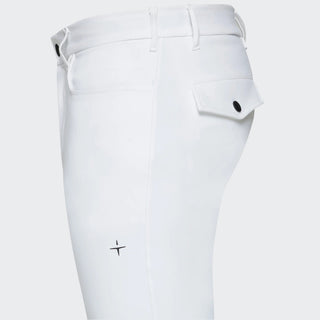 Mens Athletic Breeches With Back Pocket | White