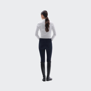 Ladies Half Placket Show Shirt | White