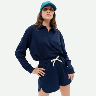 Ladies Oscar Cotton Shorts | Navy