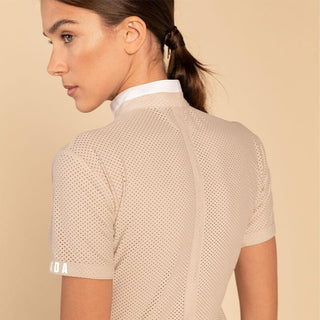 Ladies Helios Short Sleeve Competition Polo | Beige