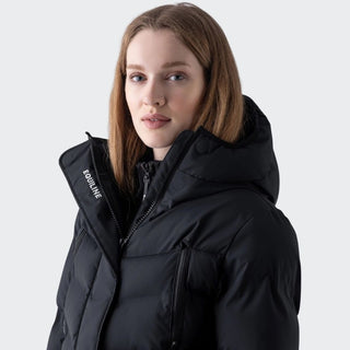 Ladies Eqcetra Extra Warm Padded Coat | Black