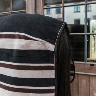 Fleece Rug Heavy | Stripes Brown | Beige