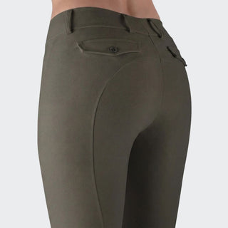 Ladies Eqleggykh Legging Breeches | High Rise | Olive Night