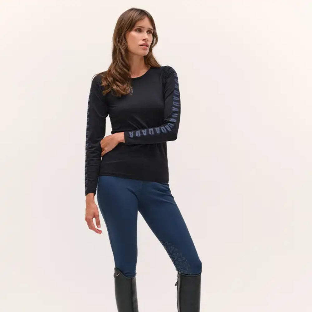 Ladies Izzy Long Sleeve Training Polo | Midnight