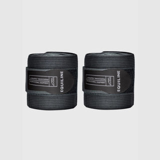 Elastic Work Bandages With Fleece | Set of 2 | Black