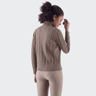 Ladies Eqlover Turtleneck Polo | Greige