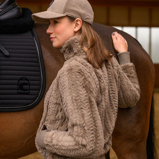 Ladies Cavaldea Cozy Fleece | Latte