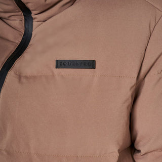 Ladies Down Hooded Coat | Tobacco Brown