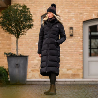 Ladies Cavaldeni Maxi Riding Coat | Black