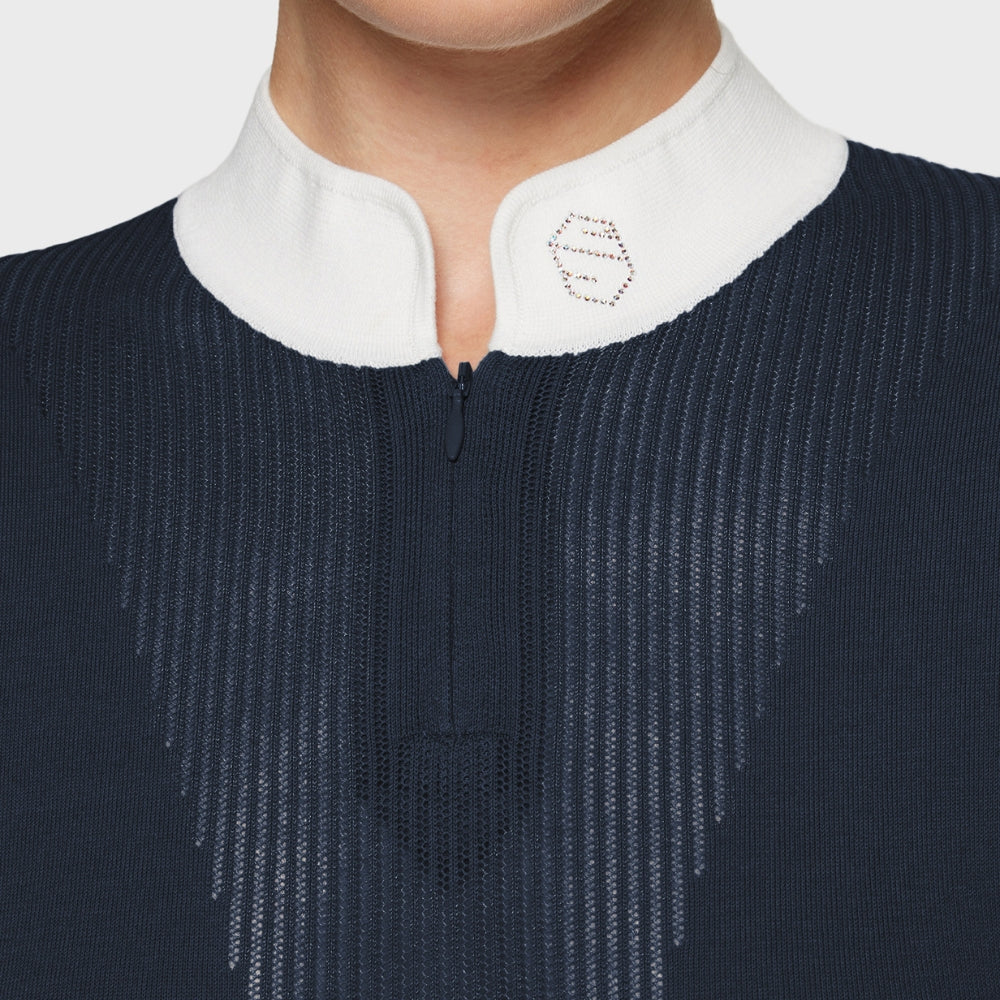 Ladies Zoe Casual Shirt | Short Sleeves | Navy