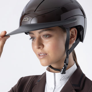 Xanto Helmet | Sun Visor | With Logo | Coffee Bean