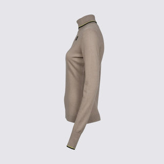 Ladies Cavallysah Turtleneck Polo | Peanut