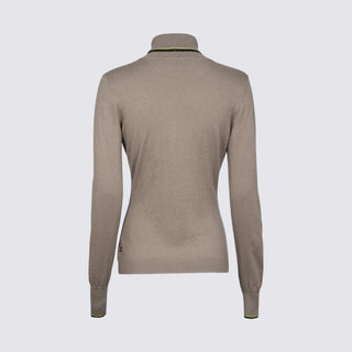 Ladies Cavallysah Turtleneck Polo | Peanut