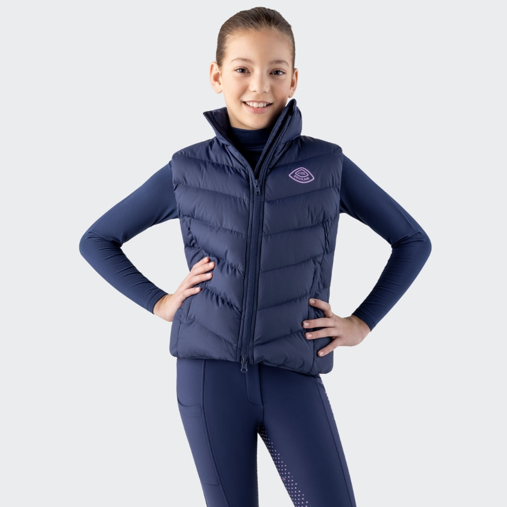 Girls Cetz Padded Vest | Navy