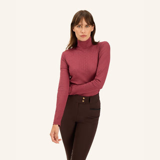 Calder Long Sleeve Training Polo | Dark Muscat
