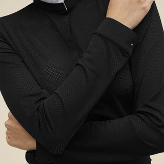 Ladies Helios Long Sleeve Show Shirt | Black