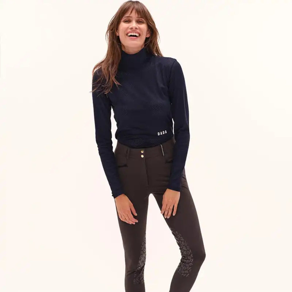 Calder Long Sleeve Training Polo | Navy