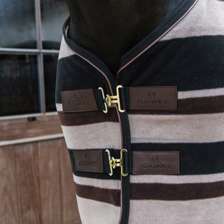 Fleece Rug Heavy | Stripes Brown | Beige