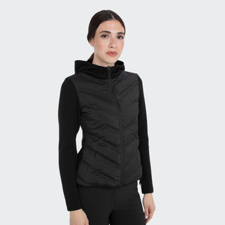 Ladies Technical Padded Raincoat | Black