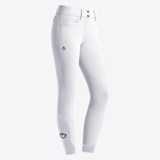 Ladies American Breeches With Back Pocket | High Rise | White