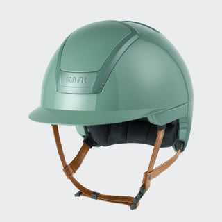Nemesi Shine | Light Brown Chinstrap | Mint Green