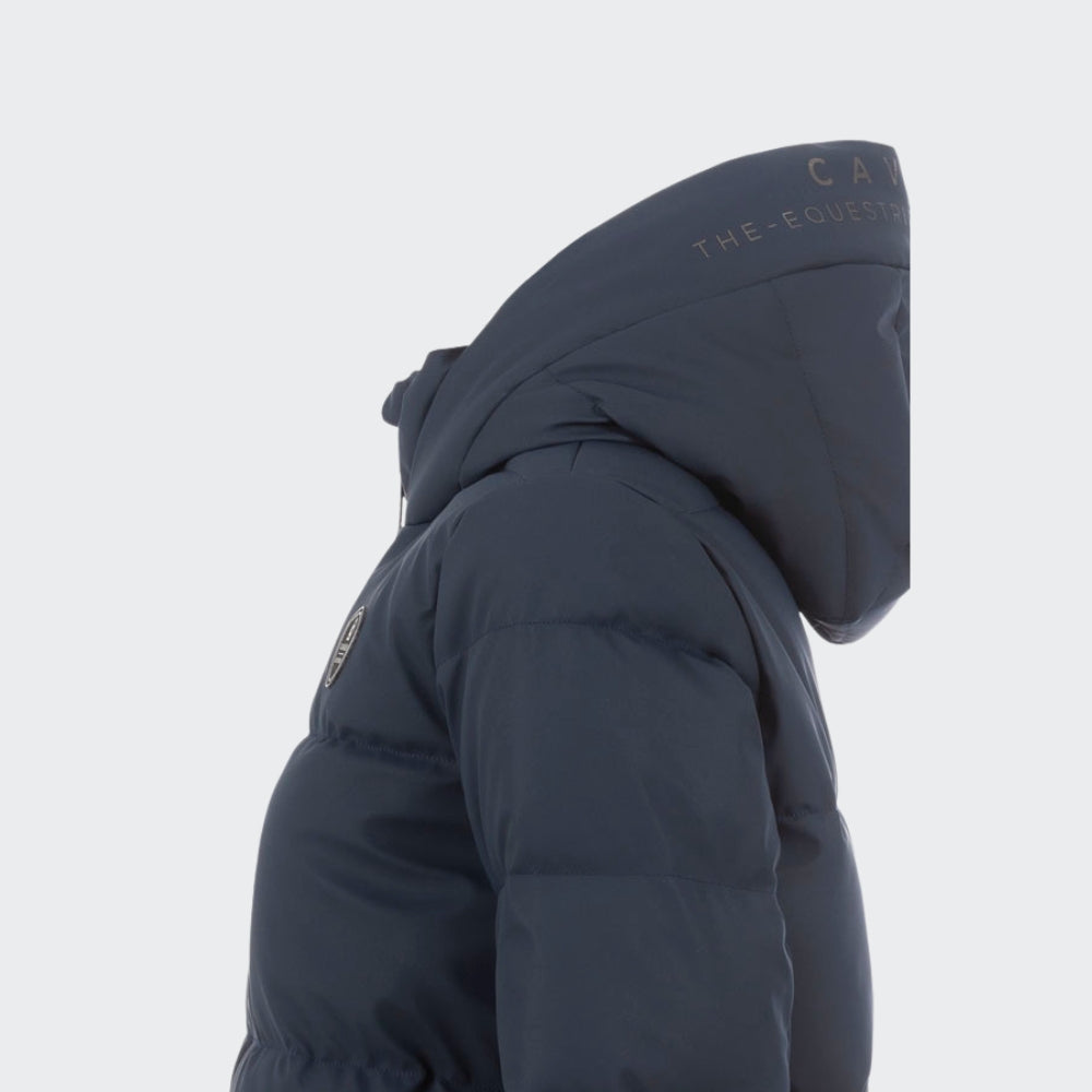 Ladies Cavalreza Maxi Padded Coat | Navy