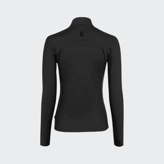 Ladies Cavaldivya Half Zip Training Polo | Black