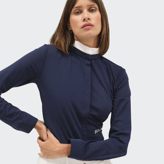 Ladies Helios Long Sleeve Show Shirt | Dark Baltique