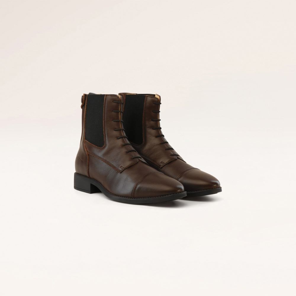 Short Boots Front Laces | Brown