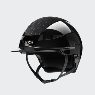 Xanto Helmet | Standard Visor Visor | Rain Of Diamonds | With Logo | Glossy Black