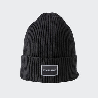 Unisex Eqcap Knitted Beanie | Black